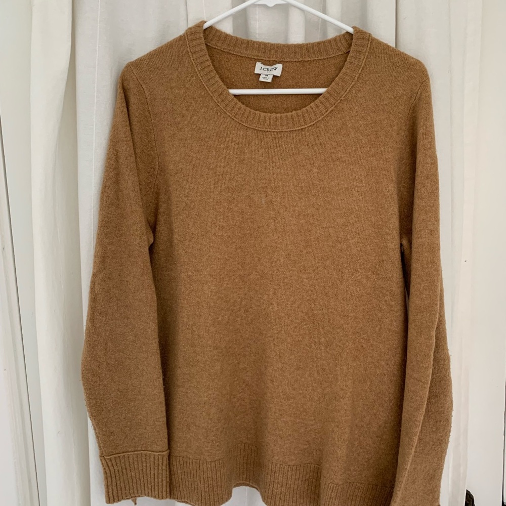 J. Crew Tan Knit Sweater